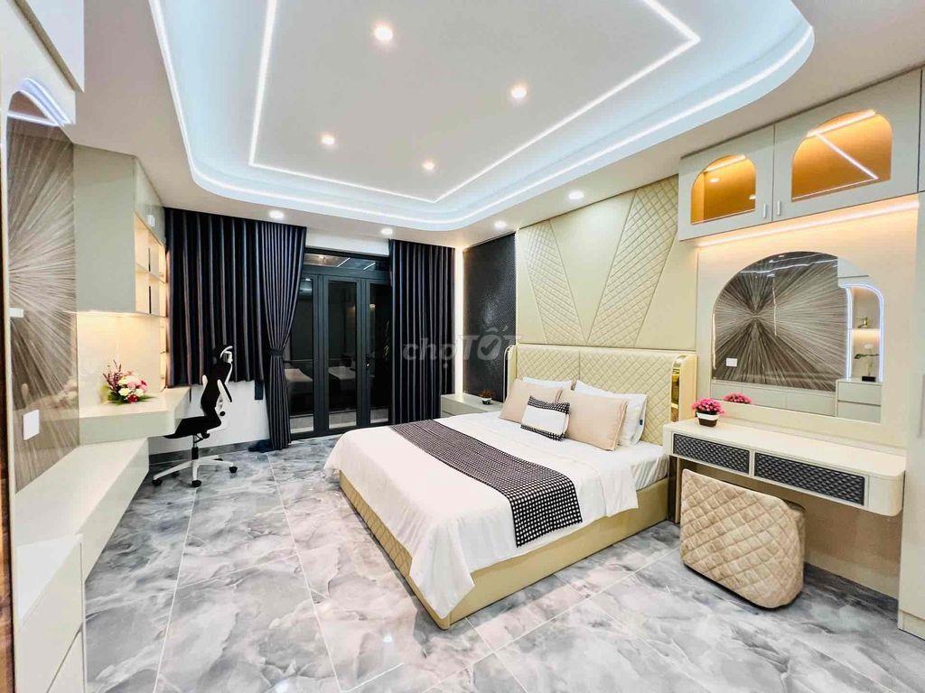 GIẢM 1 TỶ CHỈ 8TỶ5 NHÀ 6 TẦNG CÓ THANG MÁY HẺM ÔTÔ NGUYỄN VĂN KHỐI P11