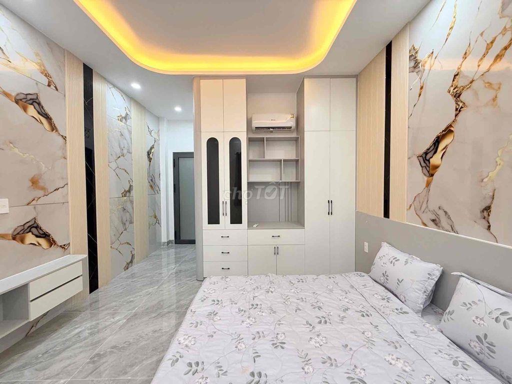NHÀ MỚI 5 TẦNG ĐẸP LUNG LINH HXH ĐƯỜNG 59 Phuờng 14 GVGIẢM CHỈ 8TỶ2 TL