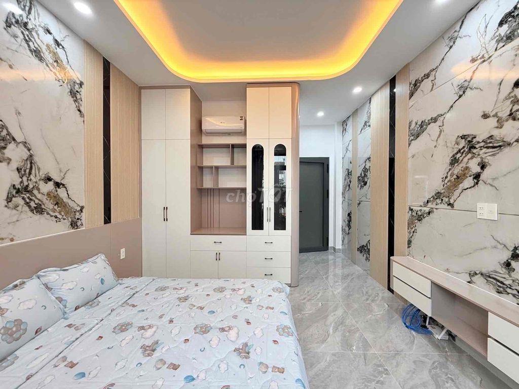 NHÀ MỚI 5 TẦNG ĐẸP LUNG LINH HXH ĐƯỜNG 59 Phuờng 14 GVGIẢM CHỈ 8TỶ2 TL