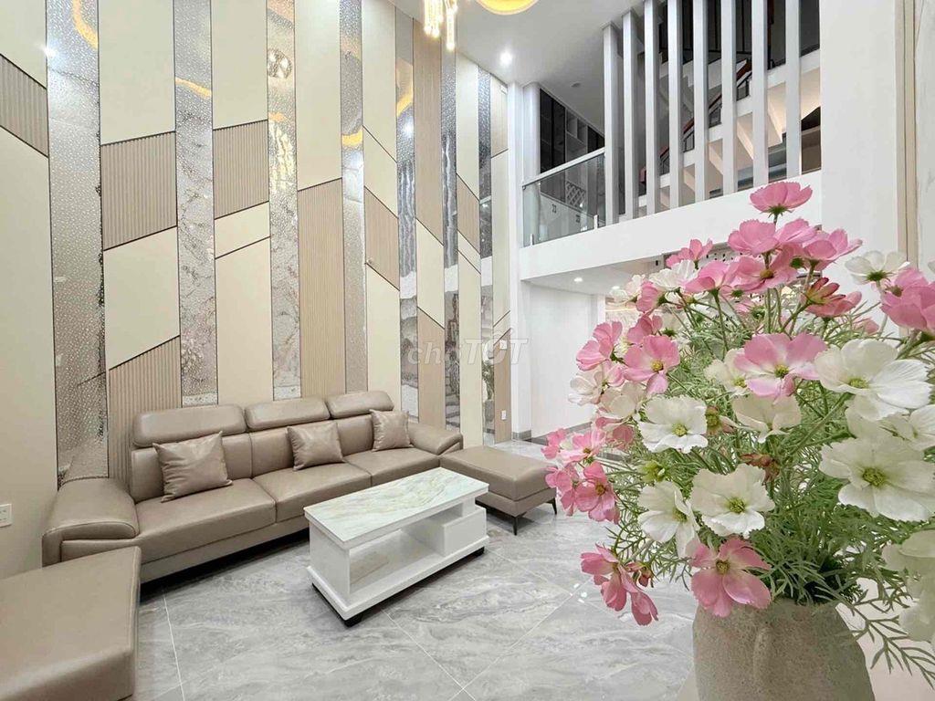 NHÀ MỚI 5 TẦNG ĐẸP LUNG LINH HXH ĐƯỜNG 59 Phuờng 14 GVGIẢM CHỈ 8TỶ2 TL