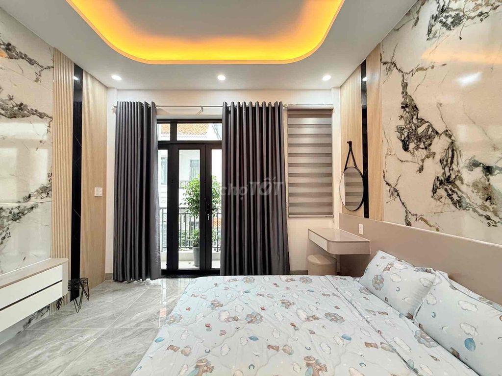 NHÀ MỚI 5 TẦNG ĐẸP LUNG LINH HXH ĐƯỜNG 59 Phuờng 14 GVGIẢM CHỈ 8TỶ2 TL