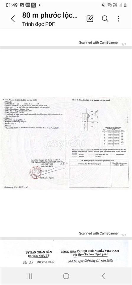 đất mặt tiền HXH 620 đào sư tích nhà bè