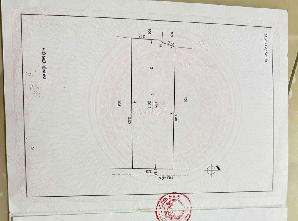 BÁN NHÀ NGAY CHỢ Tân BÌNH 