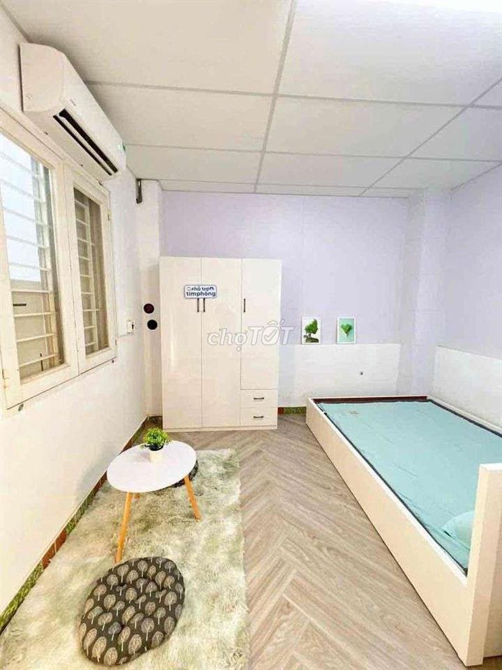 Phòng Chdv 25m2 full nội thất Quang Trung có bếp riêng nấu ăn
