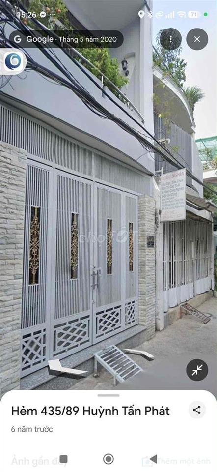 cần bán nhà đang ở 435/ / Huỳnh tấn phát nhà đẹp hẻm rộng 5m