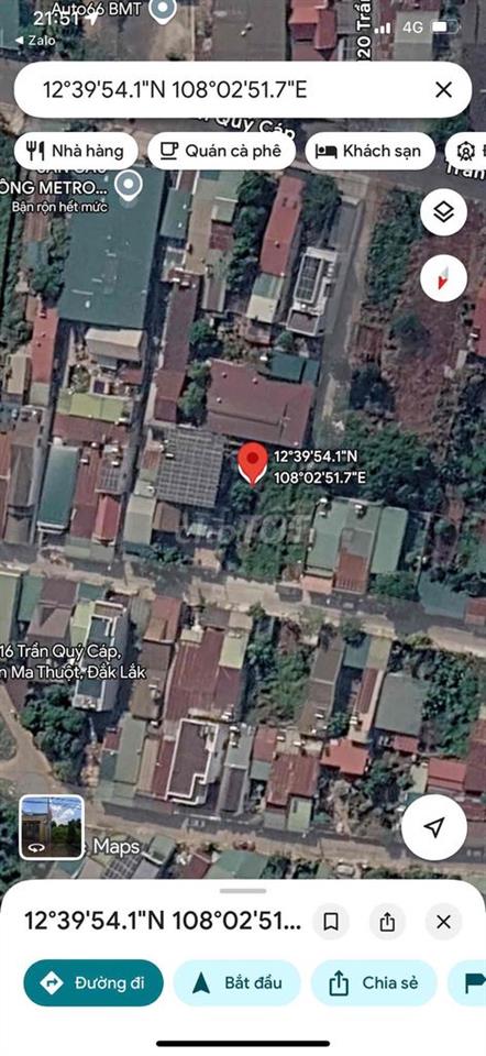 chuyển nhượng lô đất hẻm 153 trần quý cáp