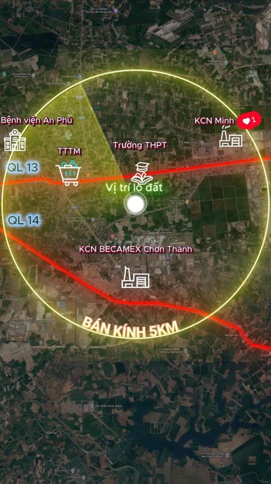 Đất Sát Trung Tâm Chơn Thành