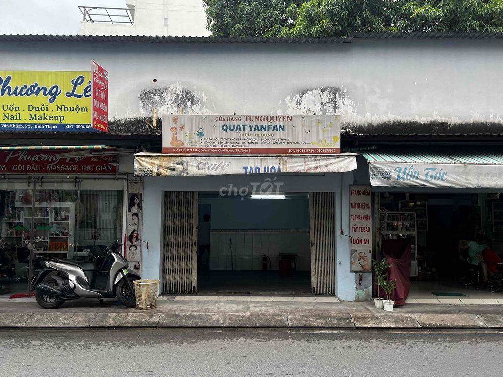 Mặt tiền kinh doanh kế Hutech Ung Văn Khiêm, xe hơi 2 chiều, 4x5,5