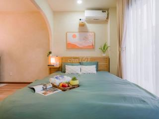 Boutique studio 22m² Điện Biên Phủ – full nội thất, ban công, WFH