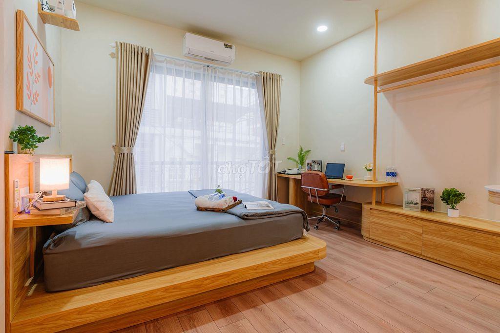 Designer studio 22m² Điện Biên Phủ, full NT, bếp + máy giặt riêng