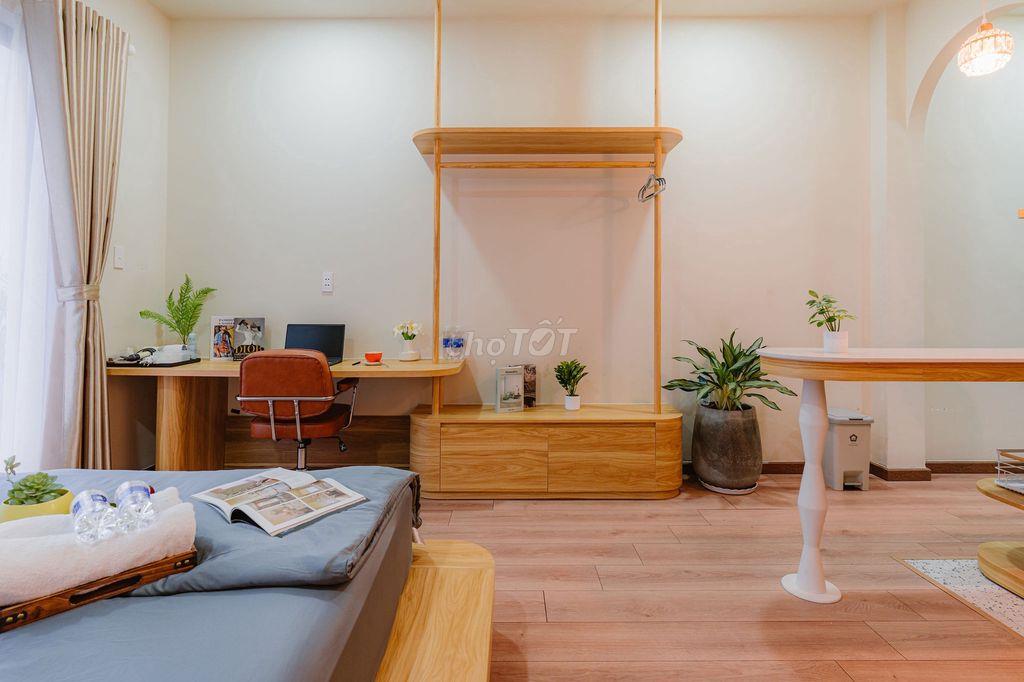 Designer studio 22m² Điện Biên Phủ, full NT, bếp + máy giặt riêng
