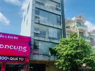CHO THUÊ TOÀ NHÀ MẶT TIỀN ĐƯỜNG LÊ TUẤN MẬU 12X18M 5L CÓ HẦM CÓ TM