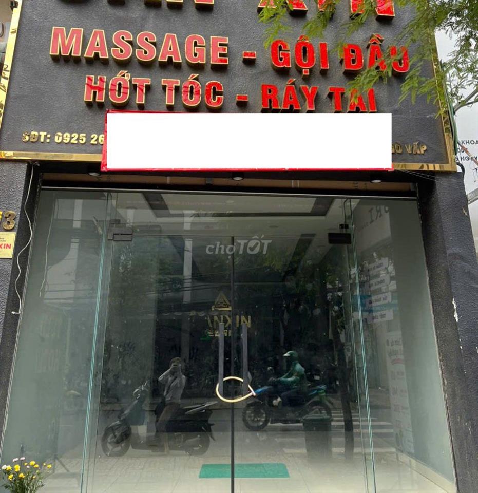 CHO THUÊ NHÀ MẶT TIỀN ĐƯỜNG NGUYỄN VĂN KHỐI 4,1X30M  SUỐT KHU DÂN ĐÔNG