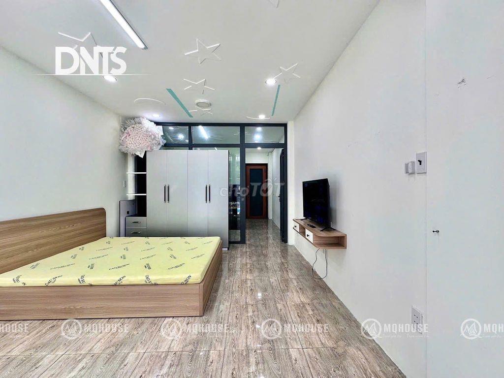 Căn hộ 1PN ban công rộng, full nội thất, Quân 3, Trống sẵn 