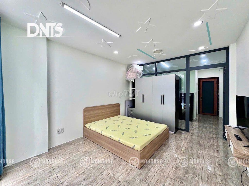 Căn hộ 1PN ban công rộng, full nội thất, Quân 3, Trống sẵn 