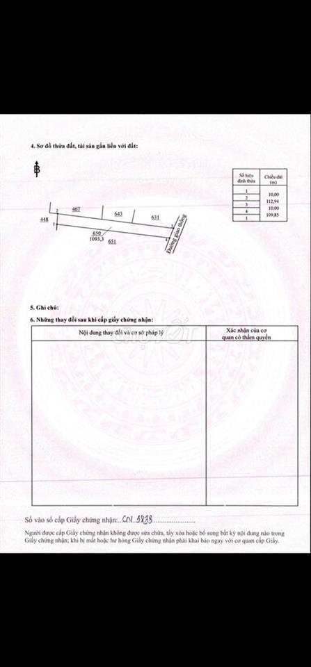 CC CẦN BÁN LÔ ĐẤT TRỒNG CLN ĐẸP – GIÁ ĐẦU TƯ TẠI LONG KHÁNH, ĐỒNG NAI