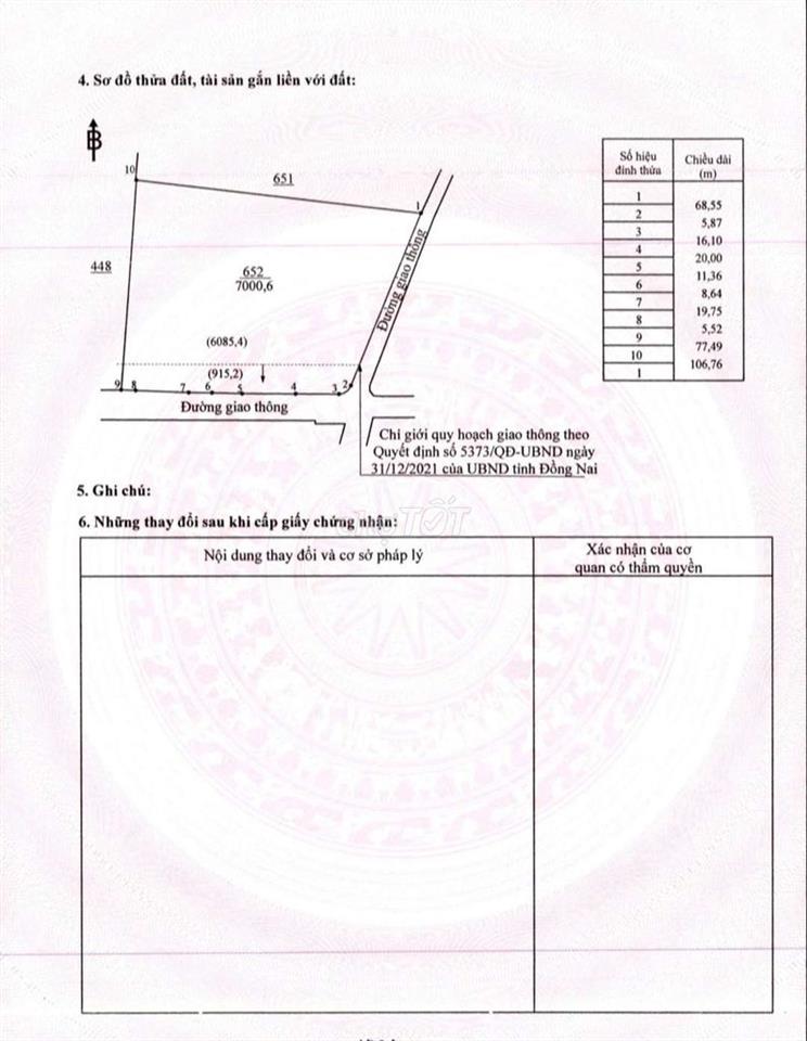 CC CẦN BÁN LÔ ĐẤT 2MT - GIÁ ĐẦU TƯ TẠI PHƯỜNG BẢO VINH, TP. ĐỒNG NAI
