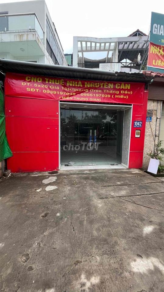 CHO THUÊ NHÀ NGUYÊN CĂN