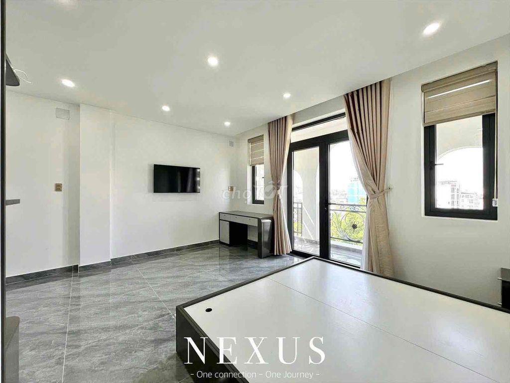 CHDV 1PN BAN CÔNG FULL NỘI THẤT NGAY CV LÀNG HOA
