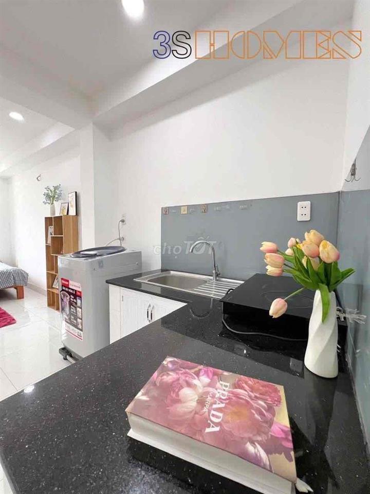 STUDIO RỘNG FULL NỘI THẤT, MÁY GIẶT RIÊNG