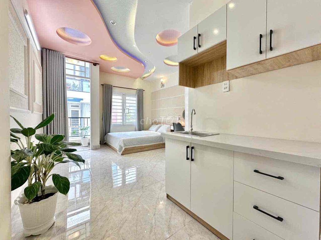CHO THUÊ PHÒNG STUDIO BAN CÔNG FULL NỘI THẤT TẠI GÒ VẤP