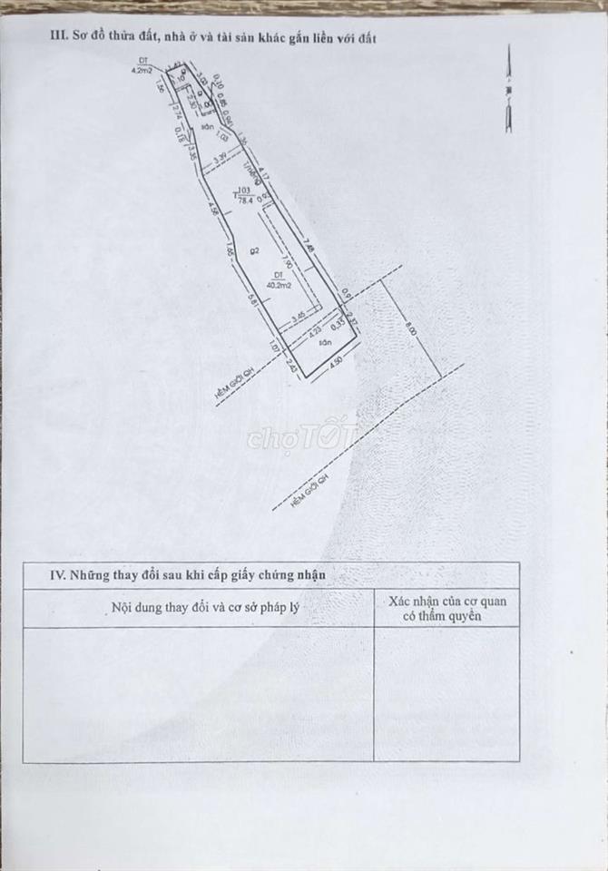 NHÀ BÁN 4m5×23m Diện Tích Lớn , Đường LƯƠNG VĂN CAN