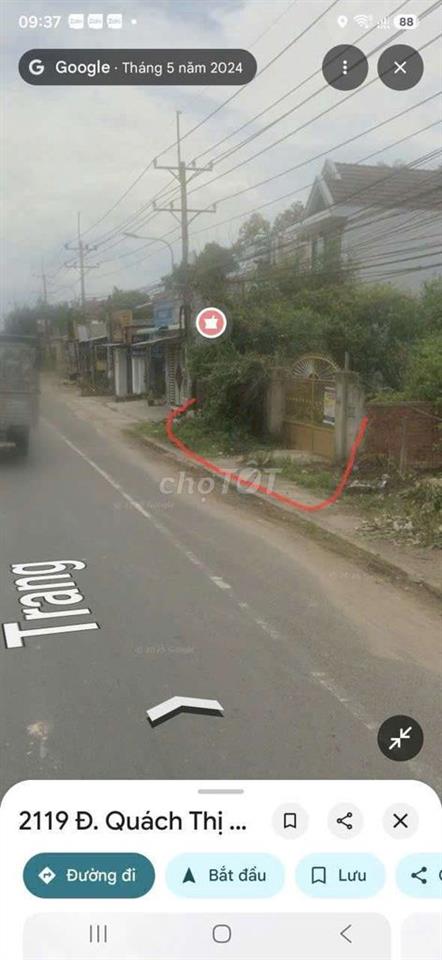 cho thuê nhà sân vườn mặt tiền đường lớn thích hợp mở quán tiệp
