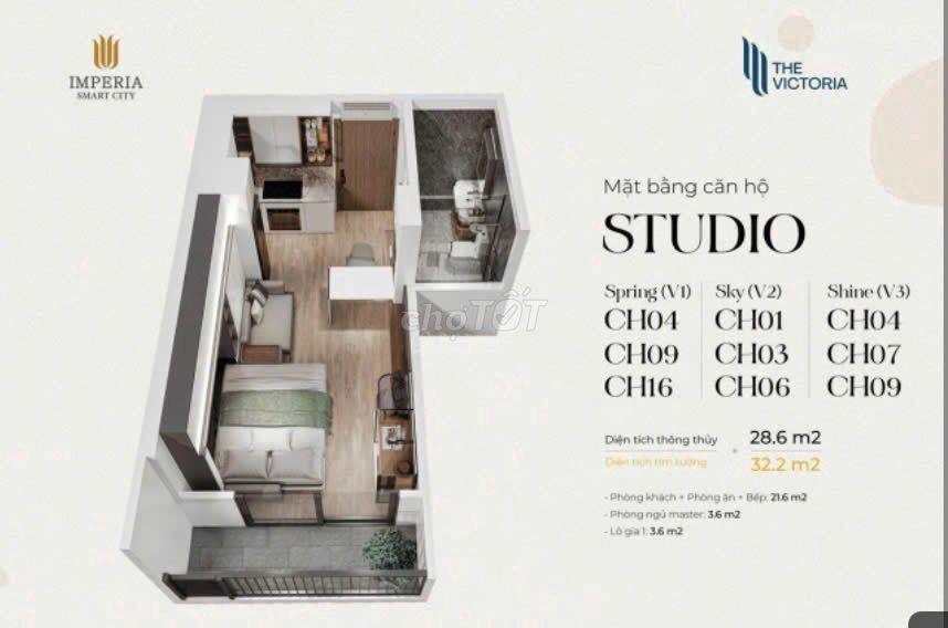 Chính chủ cần bán căn studio