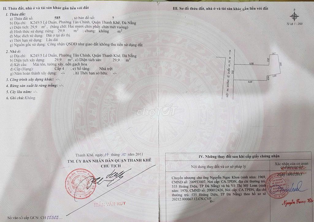 Nhà kiệt Lê Duẩn ủy ban Tân Chính cũ