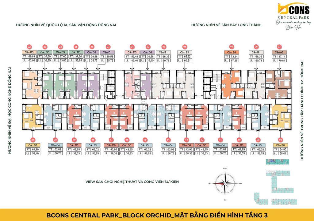 Bcons Central Park Biên Hòa - Studio giá chỉ từ 1,8 tỷ !!!