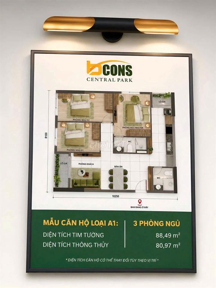 Bcons Central Park Biên Hòa - Studio giá chỉ từ 1,8 tỷ !!!