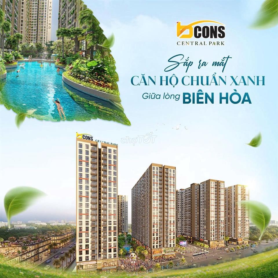 Bcons Central Park Biên Hòa - Studio giá chỉ từ 1,8 tỷ !!!