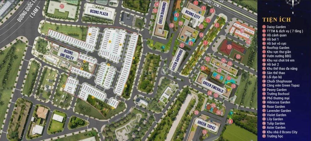 Nhà phố Bcons Uni Valley - chỉ với 9tỷ/căn !!!