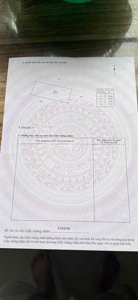 Cần bán nhà gần chợ Tam Phước, Châu Thành, Bến Tre