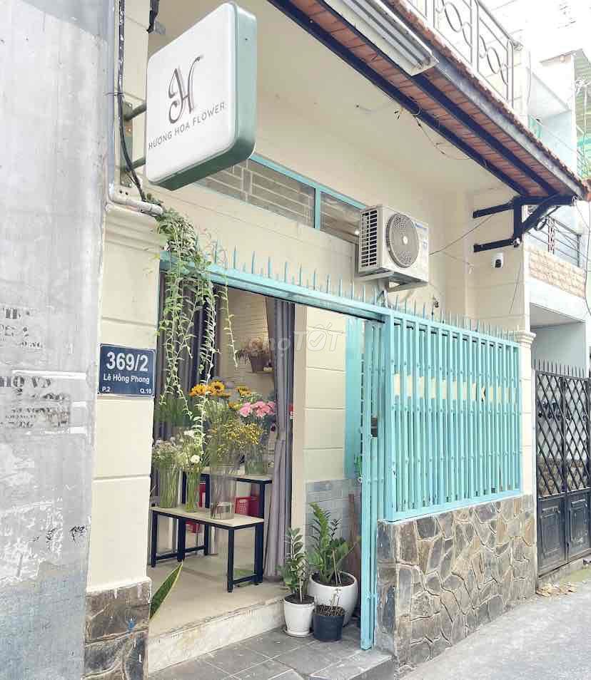 Nhà Mới 1 Trệt 1 Lầu Gần Hồ Thị Kỷ, Thích Hợp Kinh Doanh Hoa