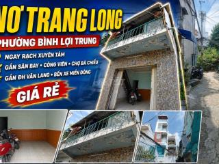 CHÍNH CHỦ BÁN NHÀ NƠ TRANG LONG NGAY RẠCH XUYÊN TÂM DT 32,3M2 (tiếpMG)