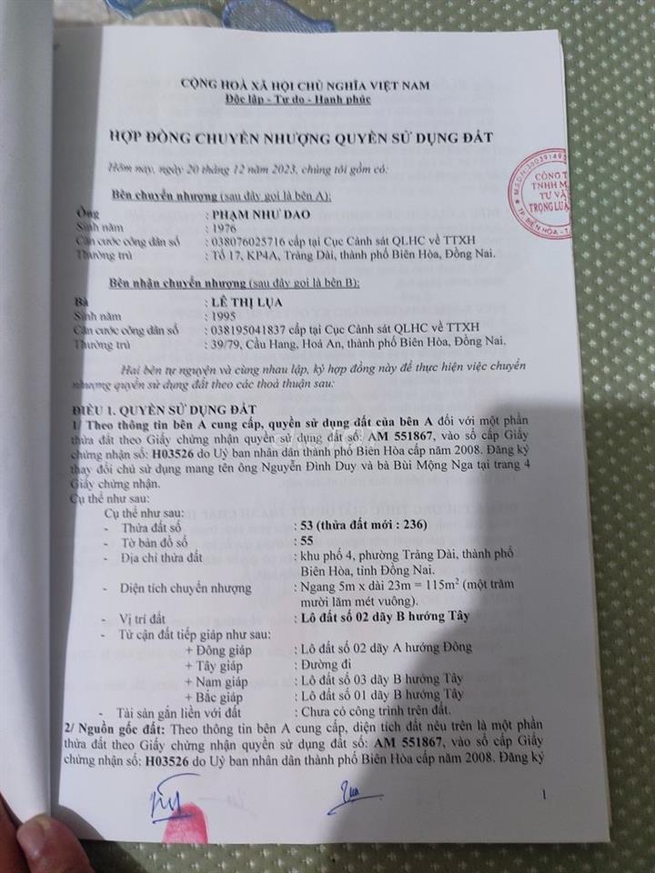 Chính chủ cần Bán