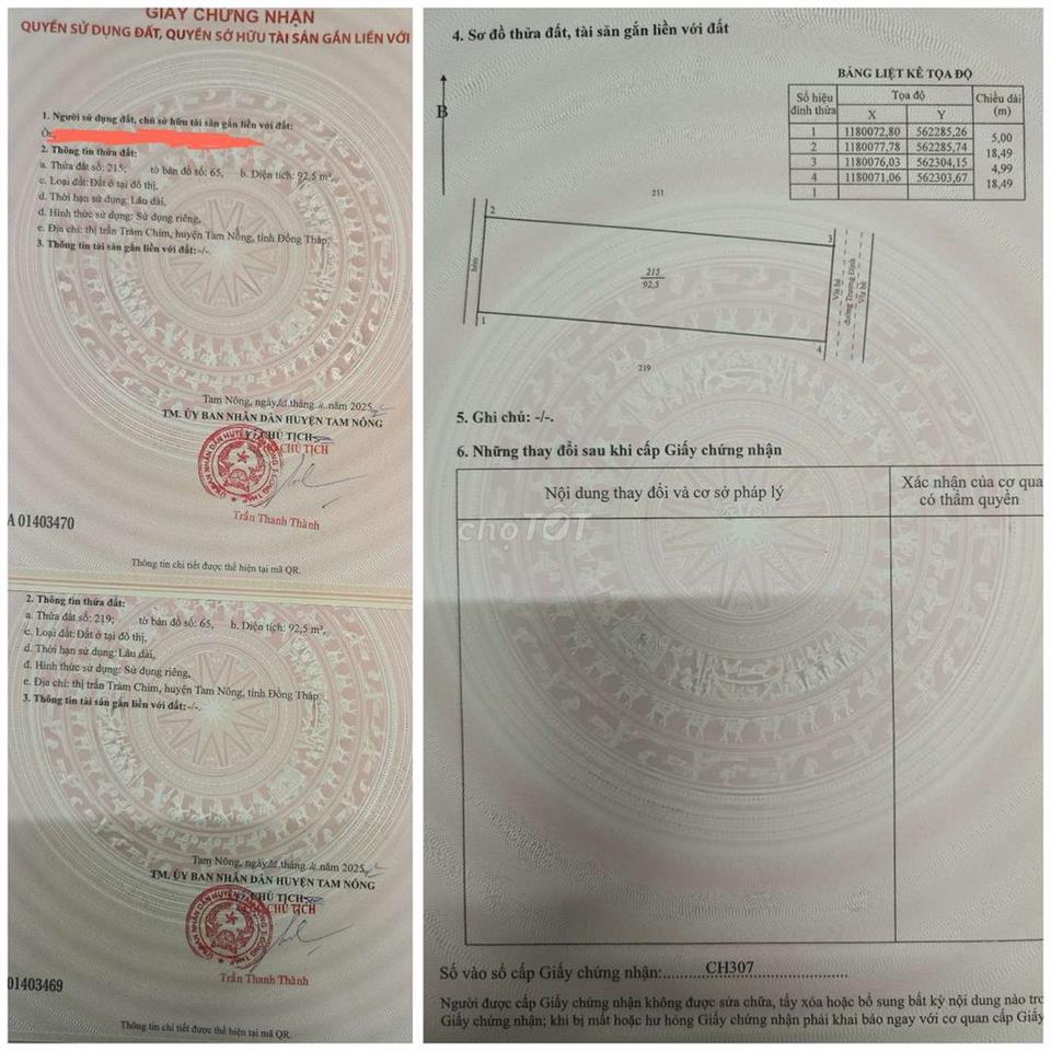 Cặp nền ODT bao đẹp mặt tiền đường 13m