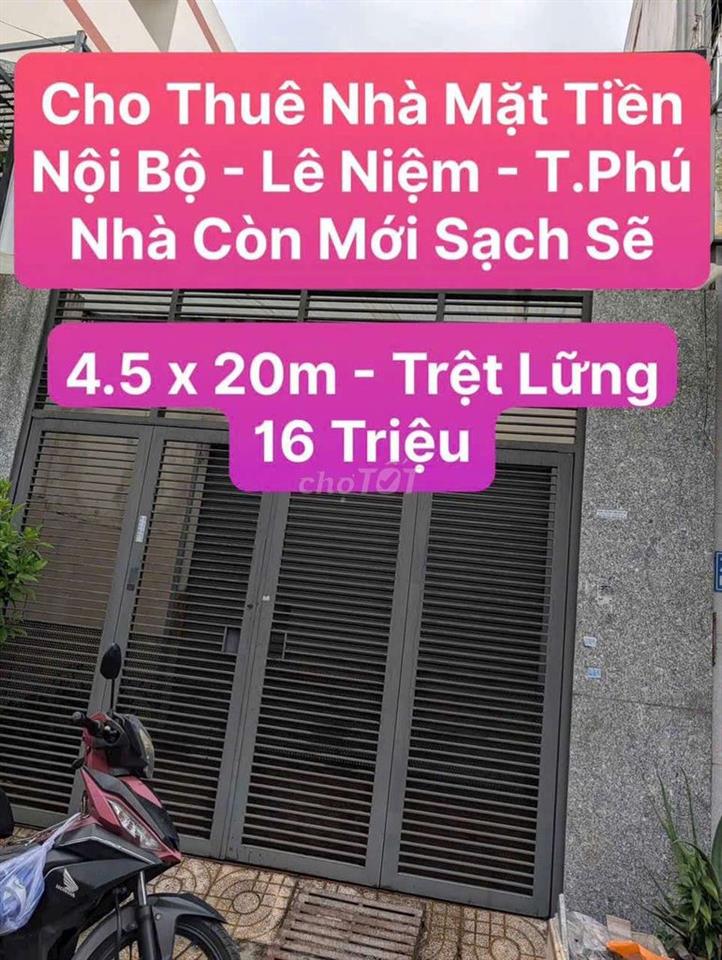 Cho thuê nhà Lê Niệm