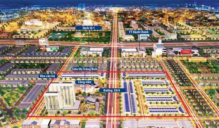 Bán 1 hecta đất 2 MT đường nhựa Nguyễn Hoàng, Hùng Vương, P. Trảng bom