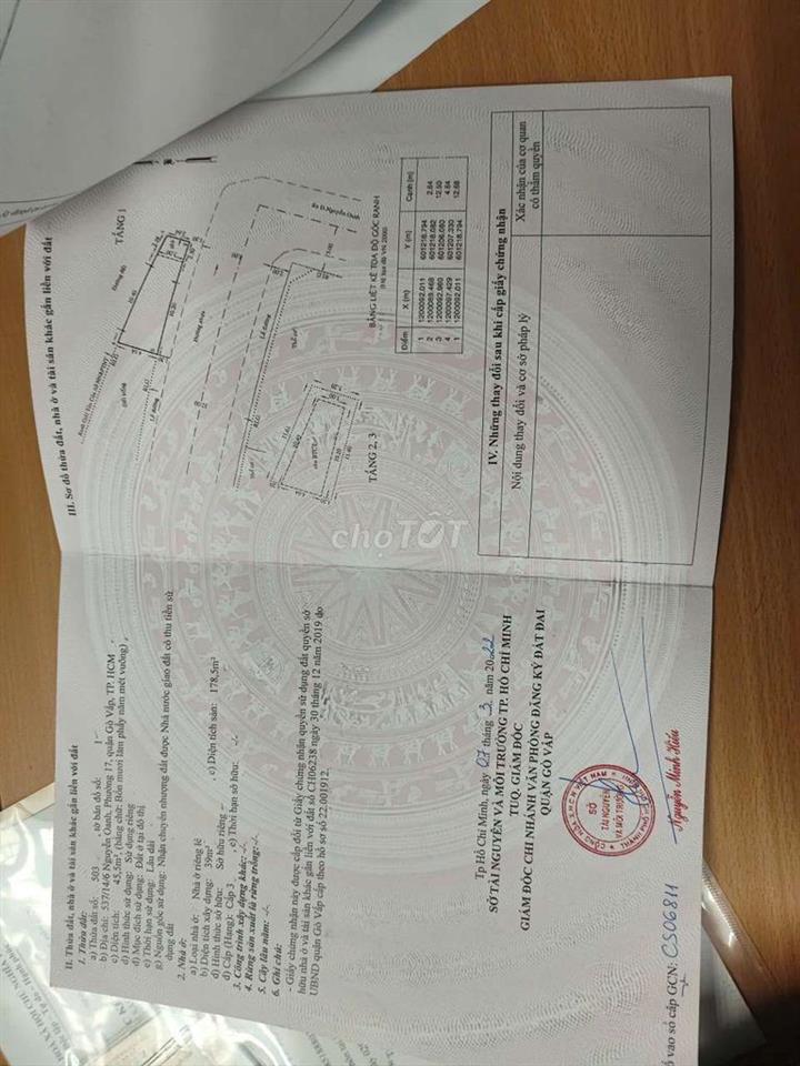 Bán nhà mặt tiền bờ kè kênh Tham Lương phường Gò Vấp mới