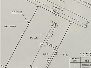 1395m2 ĐẤT MẶT TIỀN ĐƯỜNG TRẦN VĂN GIÀU, XÃ BÌNH LỢI, TPHCM