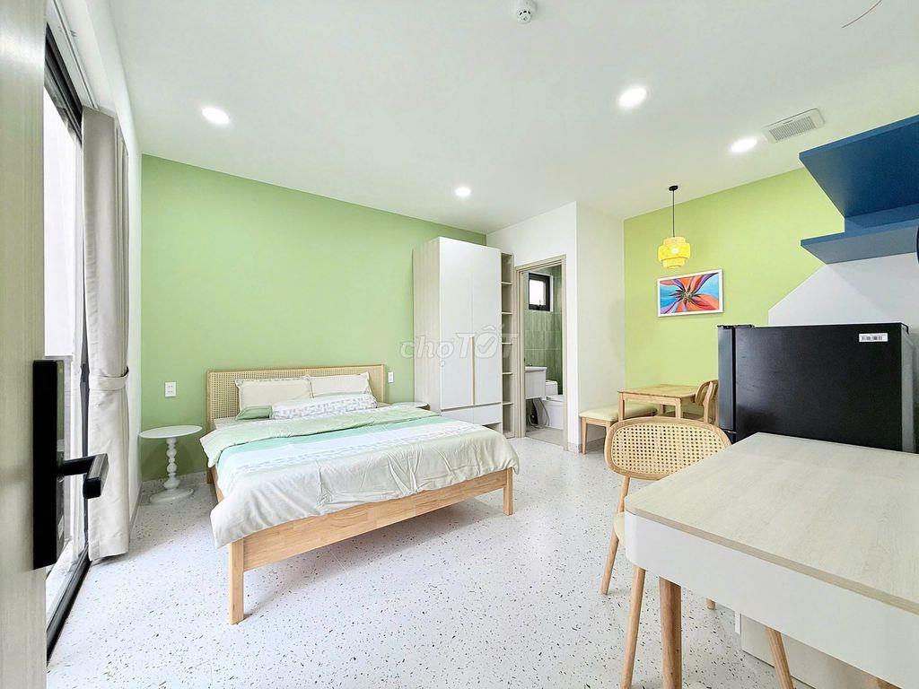 STUDIO BANCOL 35M2 MỚI TOANH, DỌN DẸP PHÒNG, BẢO VỆ 24/24