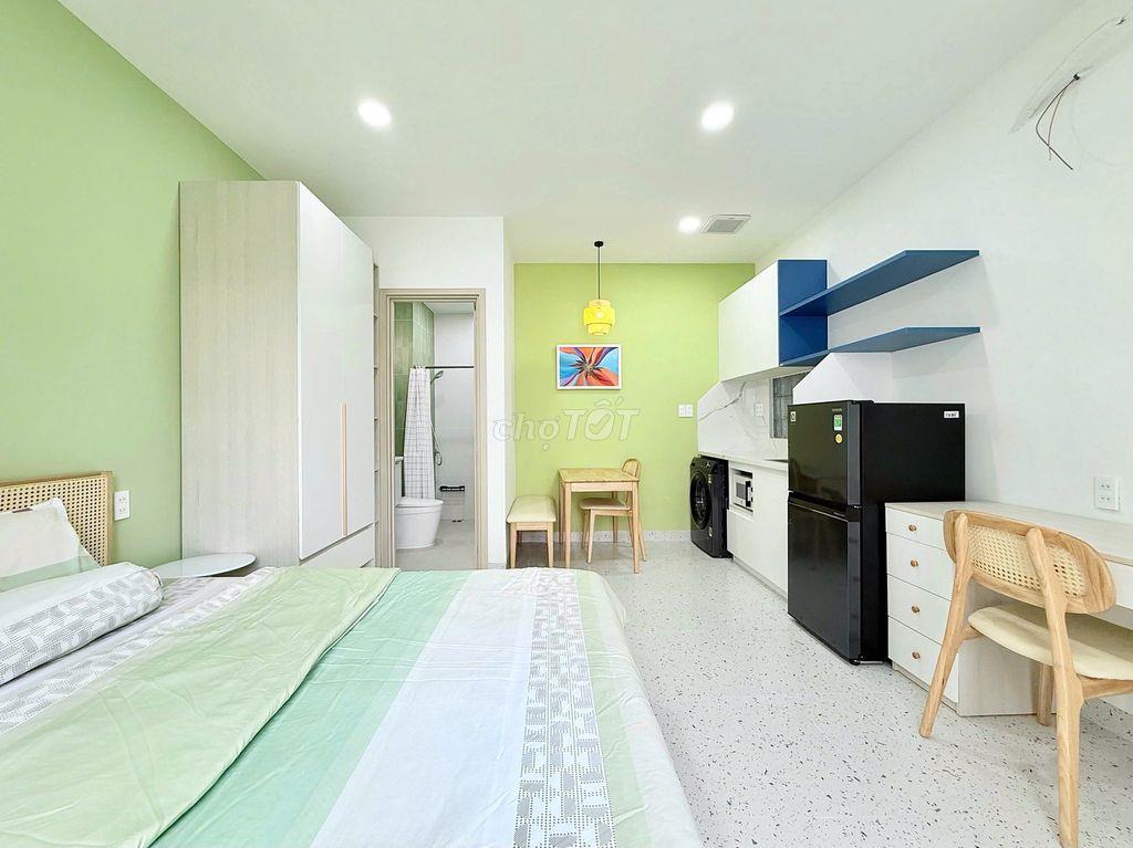STUDIO BANCOL 35M2 MỚI TOANH, DỌN DẸP PHÒNG, BẢO VỆ 24/24