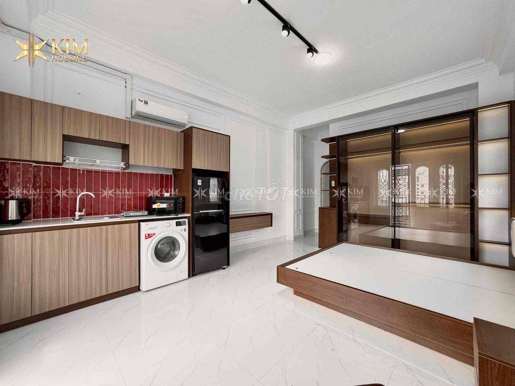 Cho Thuê Căn Hộ Ban Công mới 100%- Thang Máy-Full NT- Máy giặt riêng