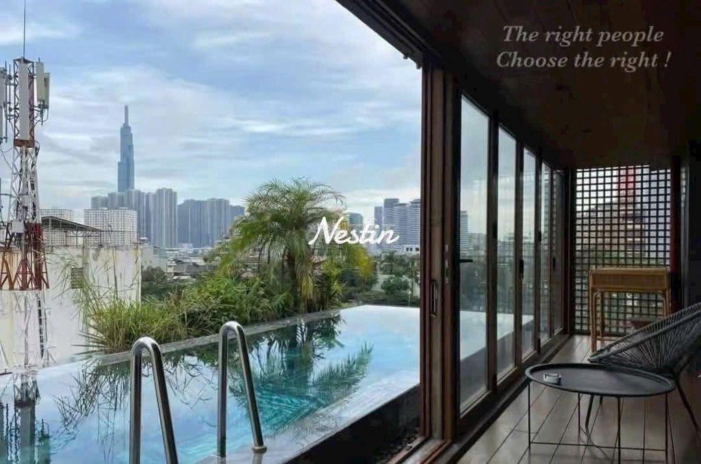CHO THUÊ CH NGAY VÁCH TRƯỜNG HỒNG BÀNG-BỂ BƠI HẦM XE THANG MÁY NT CC