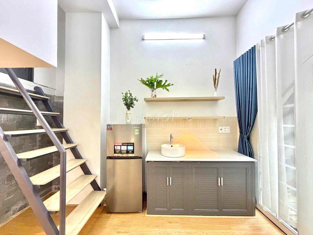 Cho Thuê CH Duplex ngay Chợ Bà Chiểu BT Full NT chỉ dọn vô ở