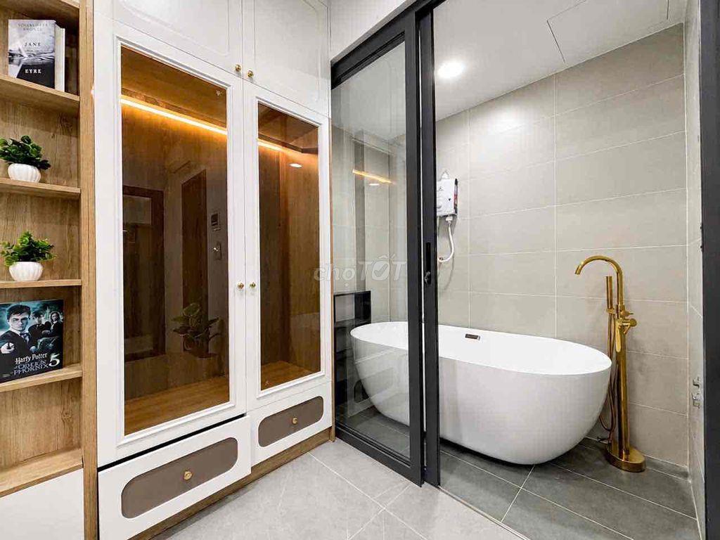 Cho thuê CH 1PN ngay Học Viện Cán Bộ Thoáng Đãng Full NT có Bồn tắm