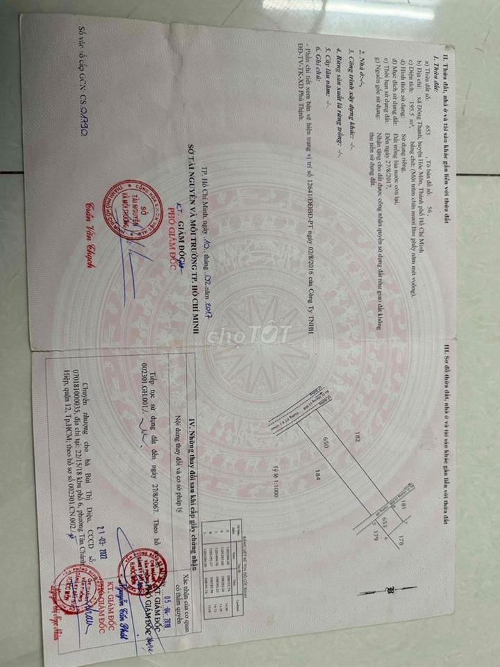 BÁN ĐẤT ĐÔNG THẠNH HÓC MÔN GIÁP QUẬN 12