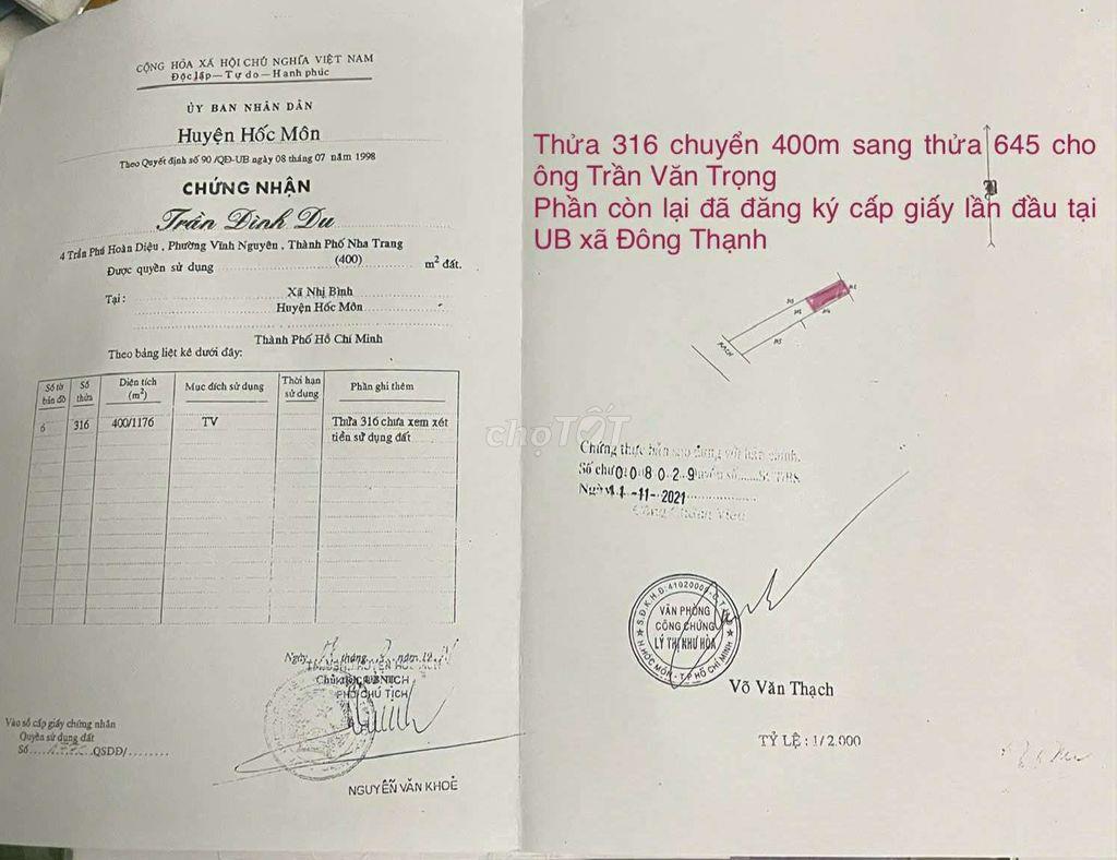đất có khoảng 500m thổ cư, đường NB 11
